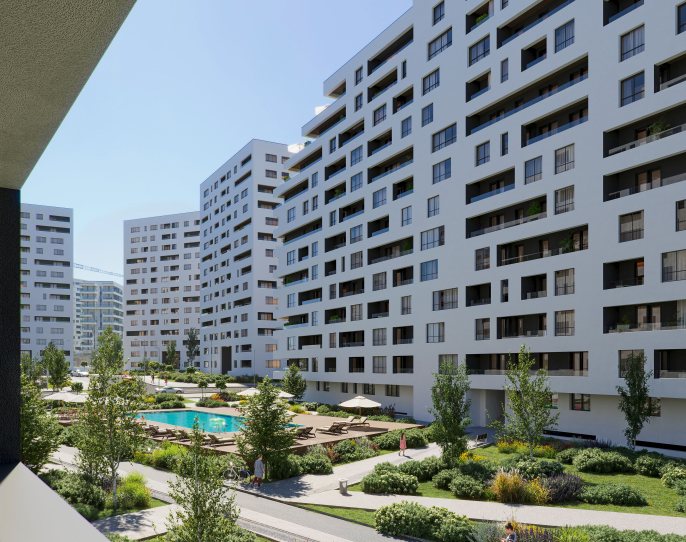 Apartament cu 2 camere spatios in proiect rezidential nou | CP3209725